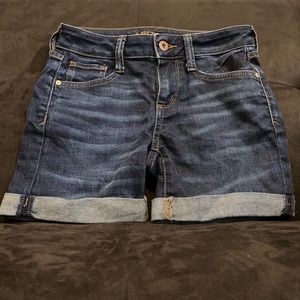 Low Rise Jean Shorts
